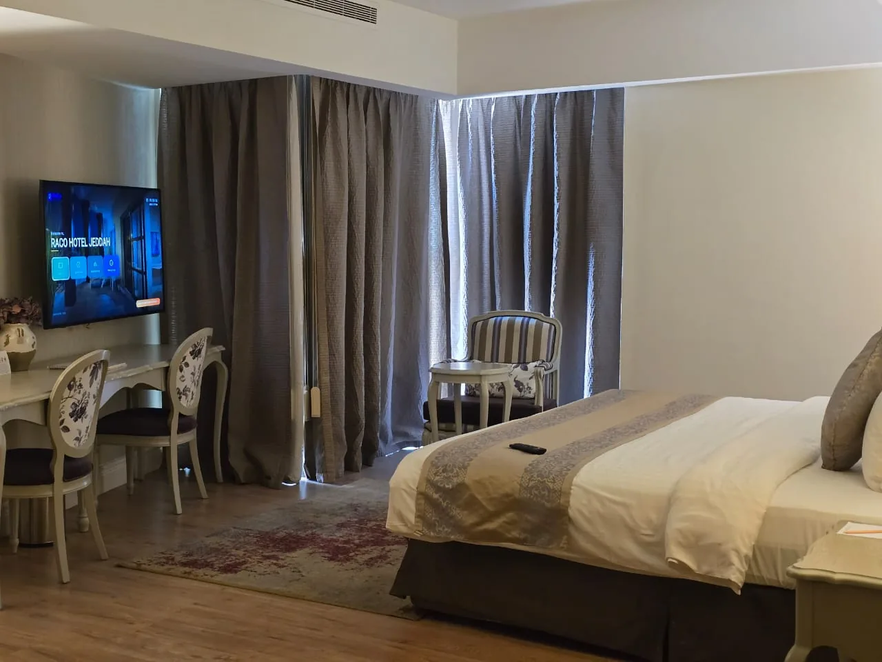 Dammam hotel and facility integration example showing guest Room IPTV Experience at Raco Hotel Jeddah - Raco Hotel Jeddah