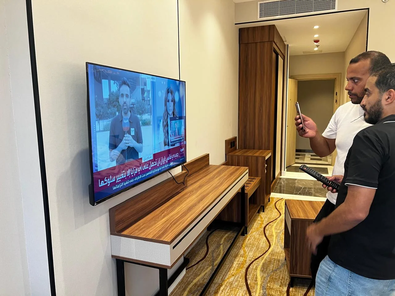 Dammam hotel and facility integration example showing hotel IPTV Interface Validation - Al Meaqat Plaza Madinah