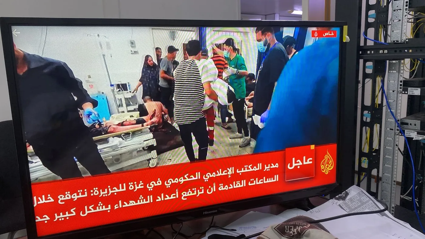 Dammam hotel and facility integration example showing live TV News Channel Testing - Tecnicas Reunidas Labour Camp