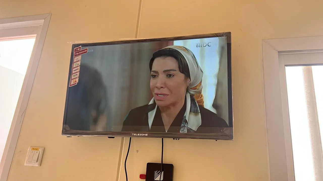 Dammam hotel and facility integration example showing tV Activation in Camp Accommodation Room - Tecnicas Reunidas Labour Camp